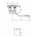 Замок для шкафа на четверть поворота TK-100378-V2-1