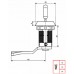 Замок для шкафа TK-100814-30